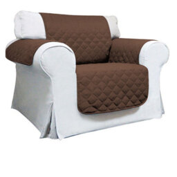 Brown Sofa Cover - 1 Seat Armchair - thumbnail 2