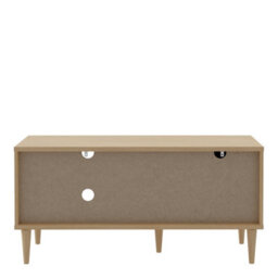 Wyld Haus Bergen Rattan Tv Unit Natural Weave 1 Door 2 Shelves 43-55In - thumbnail 5