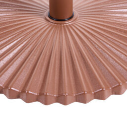Beliani Parasol Base Carezza Brown Round 21 Kg - thumbnail 6