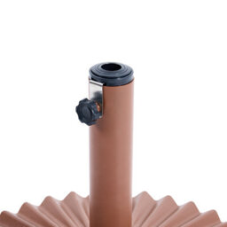 Beliani Parasol Base Carezza Brown Round 21 Kg - thumbnail 5