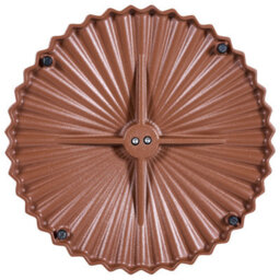 Beliani Parasol Base Carezza Brown Round 21 Kg - thumbnail 4