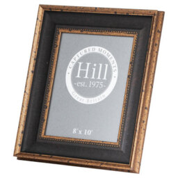 Hill Interiors Black Gold Antique Beaded Photo Frame 8X10 - thumbnail 1