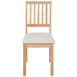 Beliani Set Of 2 Dining Chairs Orono Wood Light Brown - thumbnail 5