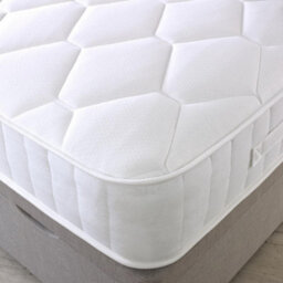 Divan Base Direct Shire Essentials 1000 Pocket Sprung Quilted Divan Bed Set 4Ft Small Double 4 Drawers Continental- Wool Bronze - thumbnail 4