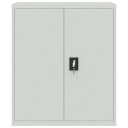 Berkfield File Cabinet Light Grey 90X40X145 Cm Steel - thumbnail 8