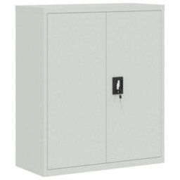 Berkfield File Cabinet Light Grey 90X40X145 Cm Steel - thumbnail 7