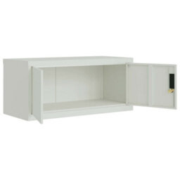 Berkfield File Cabinet Light Grey 90X40X145 Cm Steel - thumbnail 5