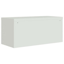 Berkfield File Cabinet Light Grey 90X40X145 Cm Steel - thumbnail 6