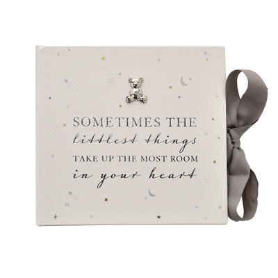"Bambino Little Star Photo Album Holds 50 4X6"" Prints - Littlest Thing" - image 1