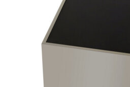 Orsina Carlox Square Chrome Finish Coffee Table - thumbnail 5