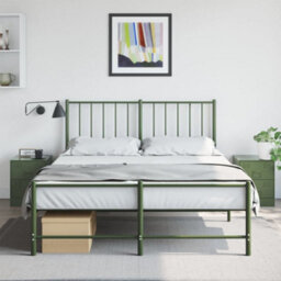 Berkfield Bedside Cabinets 2 Pcs Green 34.5X39X44 Cm Steel