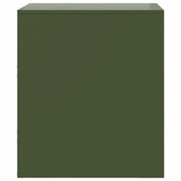 Berkfield Bedside Cabinets 2 Pcs Green 34.5X39X44 Cm Steel - thumbnail 8