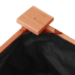 Berkfield Planter With Liner Brown 71X37X76 Cm Solid Wood Fir - thumbnail 6