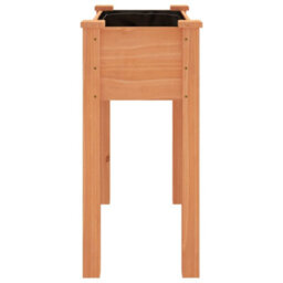 Berkfield Planter With Liner Brown 71X37X76 Cm Solid Wood Fir - thumbnail 5