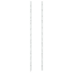 Vidaxl Wall Mounted Wine Rack For 24 Bottles White Iron - thumbnail 4