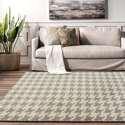 Carpet Tutumi 3D Pepitka Beige 160X230 - image 1