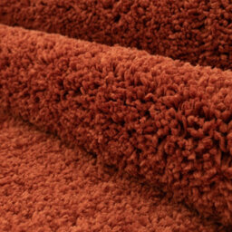 Loomed Machine Washable Shaggy Rug Luxury Terracotta Fluffy Mats 120Cm X 170Cm - thumbnail 5