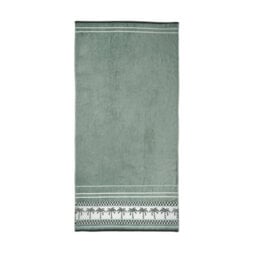Catherine Lansfield Palm Trees 90X180Cm Cotton Extra Large Beach Towel Green - thumbnail 3