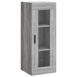 Berkfield Highboard Grey Sonoma 34.5X34X180 Cm Engineered Wood - thumbnail 5