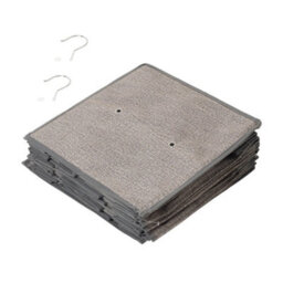 Thehotsale Grey 10-Tier 20 Compartments Non-Woven Hanging Shoe Storage Organiser For Wardrobe Shoe Rack - thumbnail 6
