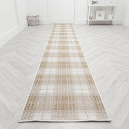 Plaid Indoor/outdoor Hallway Runner Rug - Durable, Reversible & Hardwearing Carpet For Home Or Garden - thumbnail 8