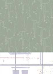 Lister Cartwright Ditsy Meadow Blackout Roller Blinds Easy Fit Child Safety -Ditsy Meadow Sage, 120 X 140 Cm - thumbnail 3