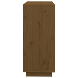 Berkfield Sideboard Honey Brown 74X35X80 Cm Solid Wood Pine - thumbnail 7