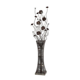 Luminosa Lighting Luminosa (Dh) Majella Floor Lamp 7 Light G4 Polished Chrome/coffee/crystal, Not Led/cfl Compatible