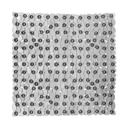 Orsina Interiors By Premiergrey Square Bath Mat, Unique Suction Cup Shower Mat With Anti-Slip Grip, Elegant Square Shower Floor Mat - thumbnail 1