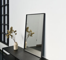 Nielsen Arlott Aluminium Rectangular Wall Mirror, Black Oak, 50 X 150Cm - thumbnail 4