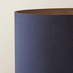 Valuelights Marissa Chrome Stacked Ball Floor Lamp With Navy Blue Drum Shade - Led Bulb Included - thumbnail 3