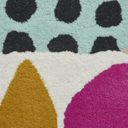 Multicoloured Luxurious Modern Abstract Wool Rug For Bedroom & Living Room-150Cm X 230Cm - thumbnail 4
