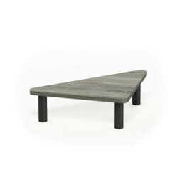 Walplus Furinno Turn-N-Tube No Tools 3-Tier Tv Stands With Classic Tubes, French Oak Grey/black - thumbnail 4