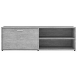 Walplus Tv Cabinet Concrete Grey 120X34X37 Cm Engineered Wood - thumbnail 7