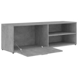 Walplus Tv Cabinet Concrete Grey 120X34X37 Cm Engineered Wood - thumbnail 6