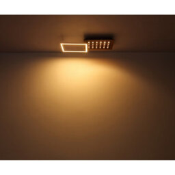 Luminosa Lighting Luminosa Jimbo Integrated Led Semi Flush Ceiling Light Matt Black Led 3000K - thumbnail 6