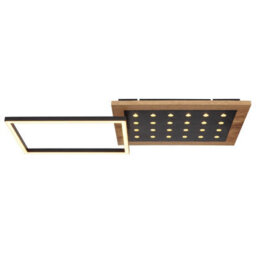 Luminosa Lighting Luminosa Jimbo Integrated Led Semi Flush Ceiling Light Matt Black Led 3000K - thumbnail 3
