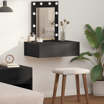 Walplus Dressing Table Black 60 X 40 X 70 Cm Engineered Wood - image 1