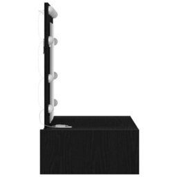 Walplus Dressing Table Black 60 X 40 X 70 Cm Engineered Wood - thumbnail 6