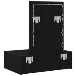 Walplus Dressing Table Black 60 X 40 X 70 Cm Engineered Wood - thumbnail 7