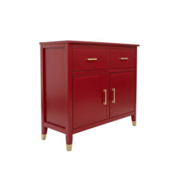 Cabinet Bits Palazzi 2 Door 2 Drawer Sideboard Red - thumbnail 4