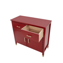 Cabinet Bits Palazzi 2 Door 2 Drawer Sideboard Red - thumbnail 7