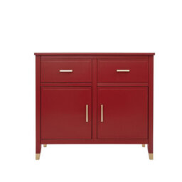 Cabinet Bits Palazzi 2 Door 2 Drawer Sideboard Red - thumbnail 2