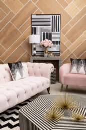 Orsina Metal Legs Pink Velvet Round Chair, Velvet Upholstered Mid Century Armchair, Luxurious Comfortable Armchair - thumbnail 6