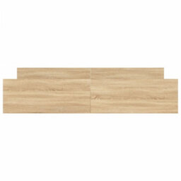 Berkfield Bed Frame With Headboard With Footboard Sonoma Oak 180X200 Cm - thumbnail 4