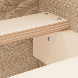 Berkfield Bed Frame With Headboard With Footboard Sonoma Oak 180X200 Cm - thumbnail 7