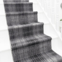 Plaid Stair Runner - Reversible, Durable & Hardwearing Carpet For Stairs & Staircases, Multiple Lengths - thumbnail 1