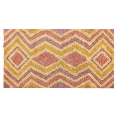Beliani Rug Canakkale Multicolour 80 X 150 Cm Cotton - image 1