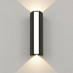 Shopnbits Black Outdoor Wall Light Up & Down 10W Ip66 Waterproof Led Wall Lamp Light Modern Garden Exterior Lighting - thumbnail 1