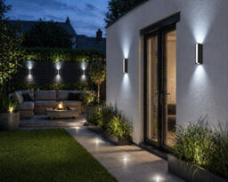 Shopnbits Black Outdoor Wall Light Up & Down 10W Ip66 Waterproof Led Wall Lamp Light Modern Garden Exterior Lighting - thumbnail 3